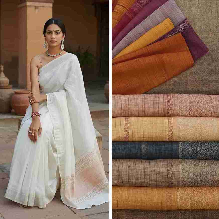khadi cotton saree